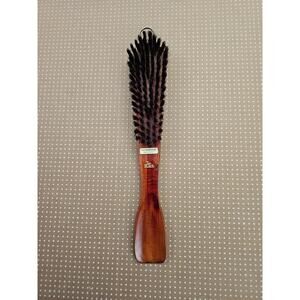 Vintage Tie Rack Pure Natural Bristle Made In Germany Shoe Horn Brush